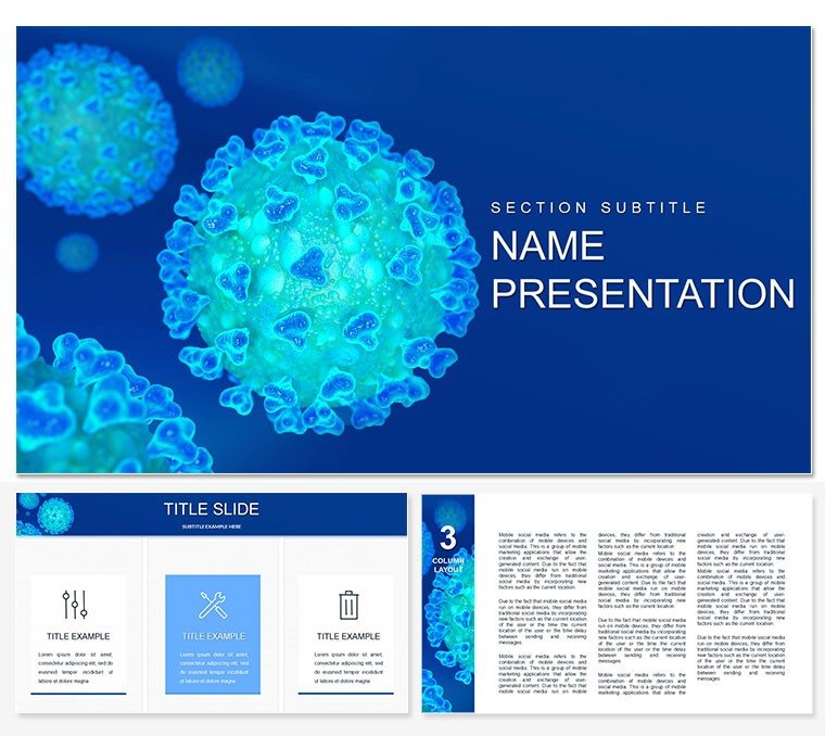 Viral PowerPoint Template: A Creative and Dynamic Way to Present Your Ideas