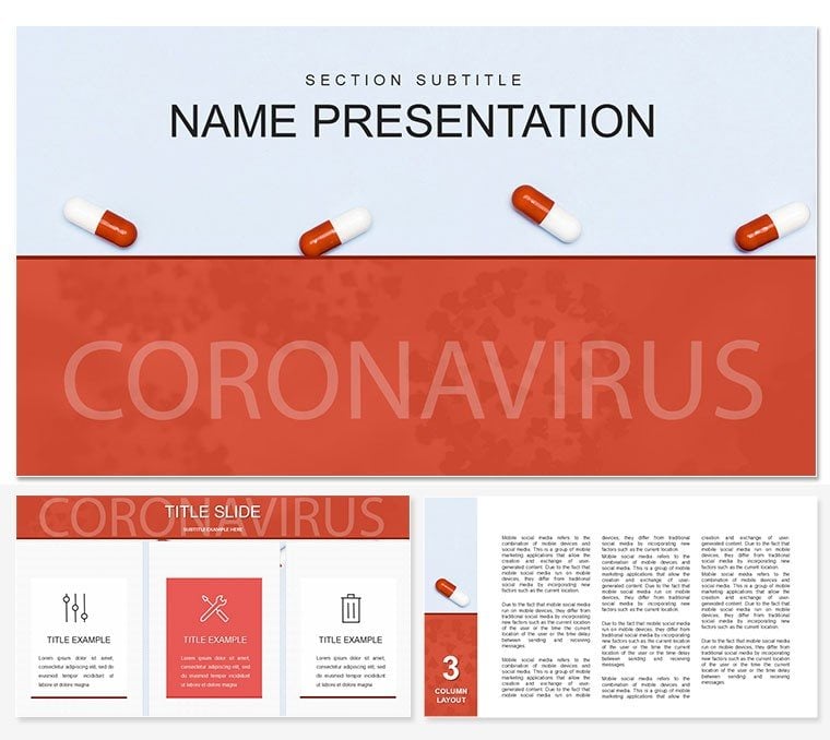 Virus Outbreak PowerPoint Template - Create Presentation