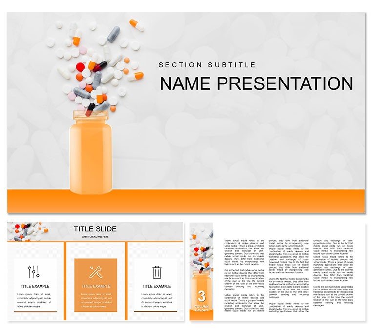 Drug Treatment for Pneumonia PowerPoint Template | Download Now