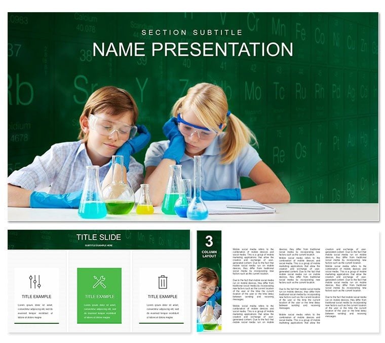 Chemistry Educational PowerPoint template