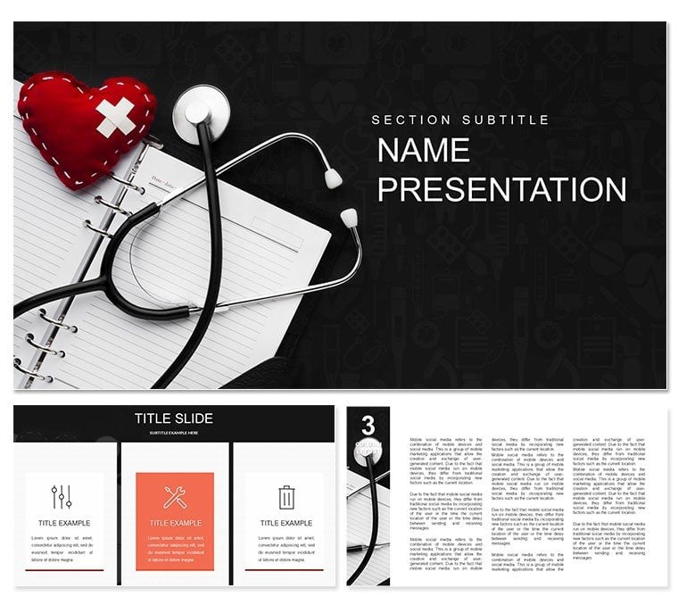 Health and Medical Information PowerPoint template