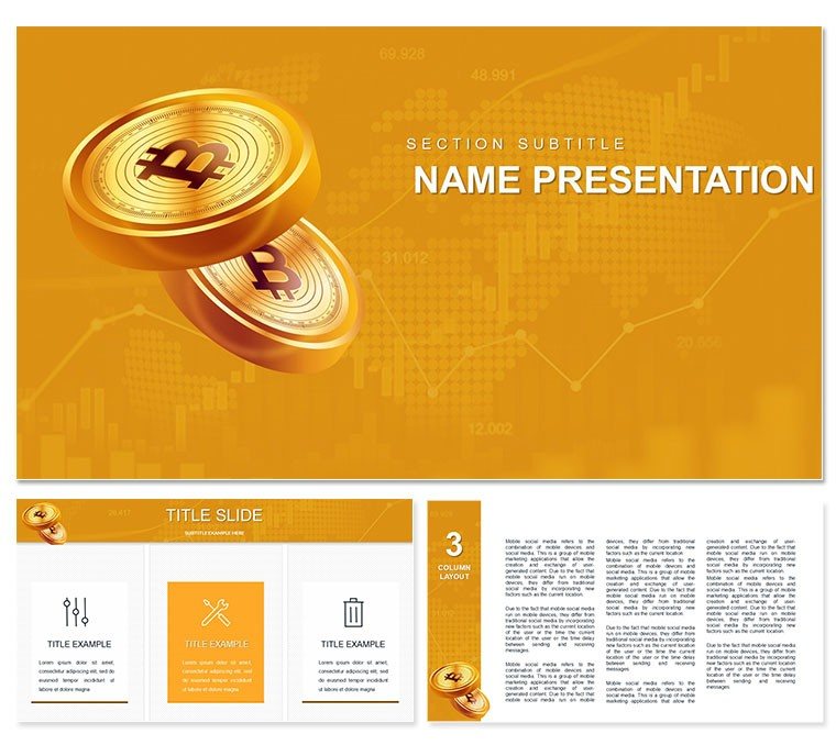 Bitcoin Price Analysis PowerPoint Template | Download Now