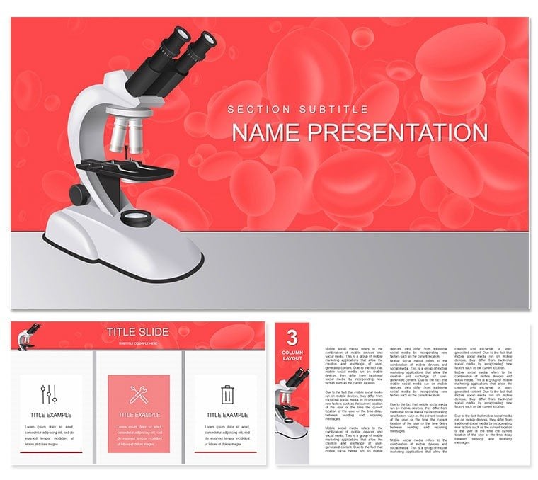 Hemoscanning: Revolution in Blood Testing PowerPoint Template for Presentation