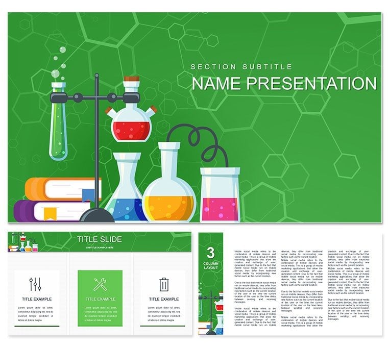 Chemical Laboratory Technician PowerPoint template