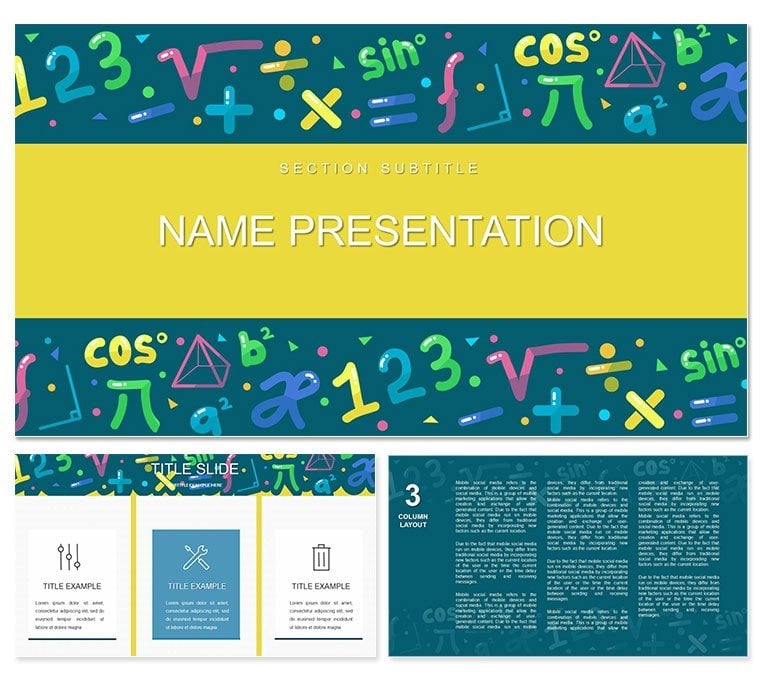 Math Playground PowerPoint template