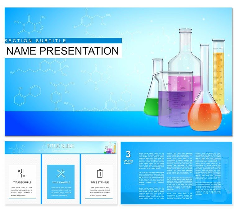 Chemical Substance PowerPoint template