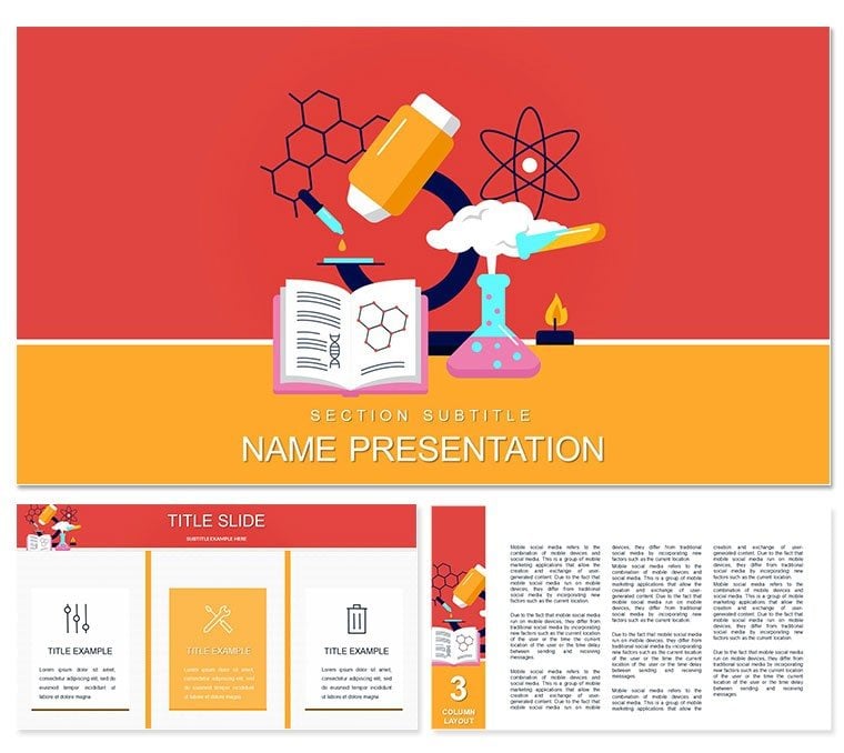 School of Physics PowerPoint template