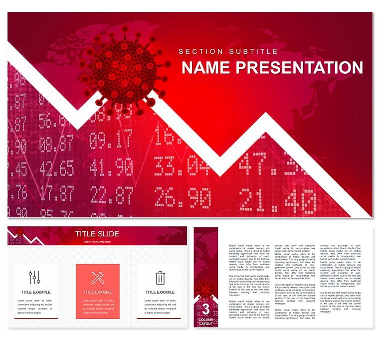 COVID-19: Implications for Business PowerPoint template