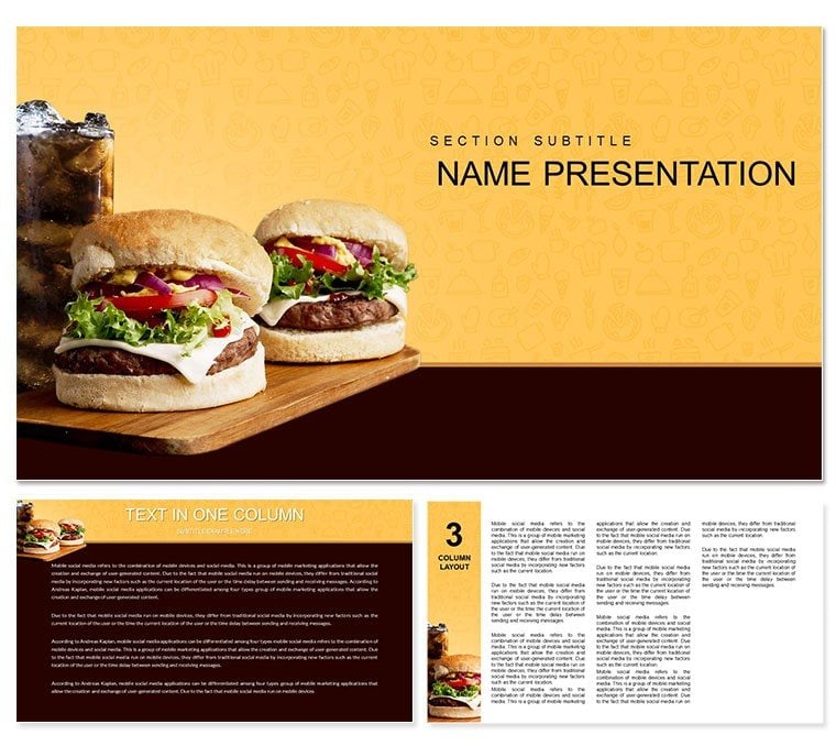 Hamburger PowerPoint templates