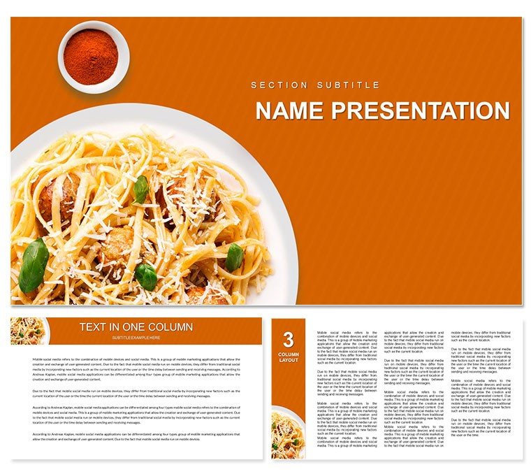 Italian Cuisine PowerPoint templates