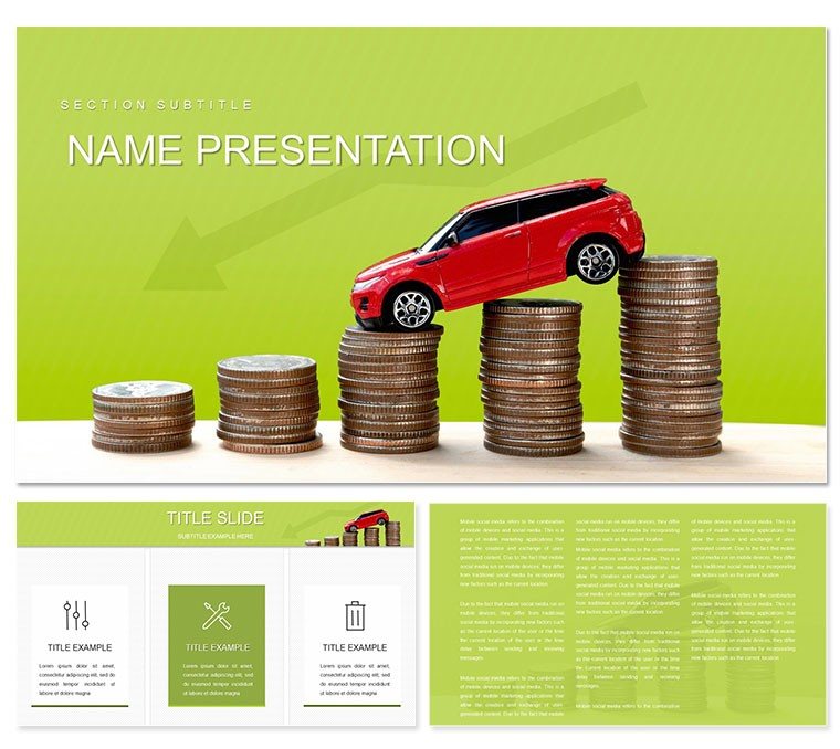 Cheap Cars For Sale PowerPoint templates