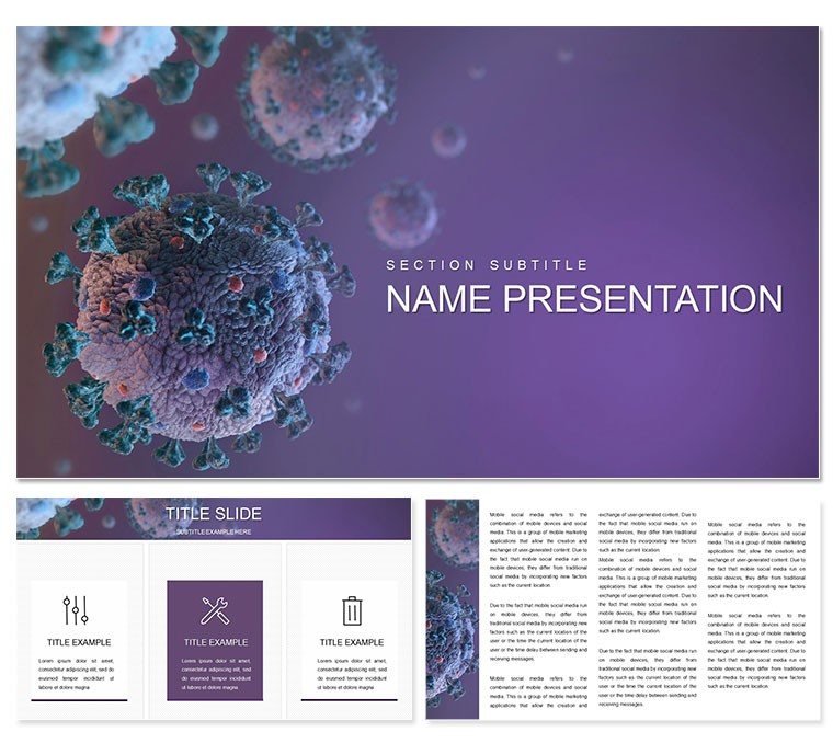 Viral Infection Treatment PowerPoint Templates