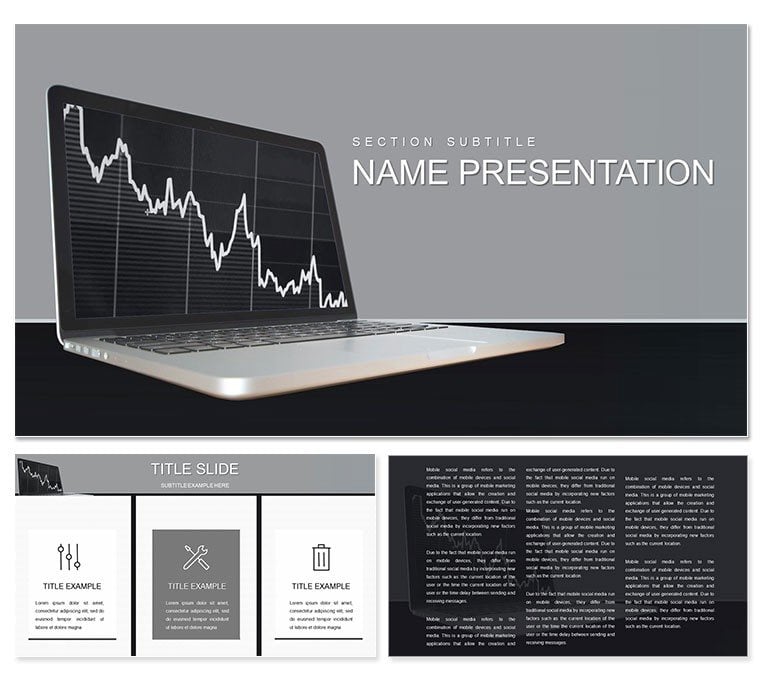 Analytics and Forecasting PowerPoint template