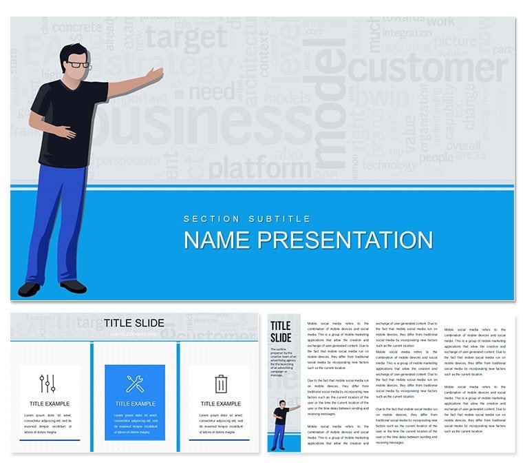 Conferences, seminars PowerPoint presentation templates