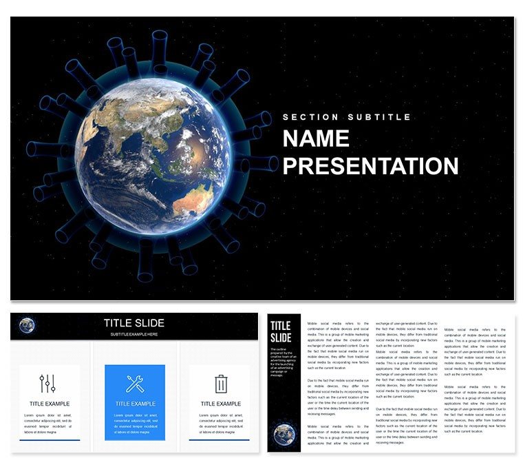 Powerful Virus Pandemic PowerPoint Template - Professional Presentation