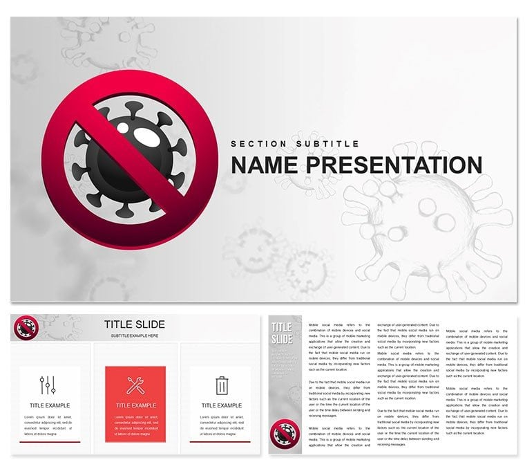 Viral Resistant PowerPoint Template - Customizable and Professional