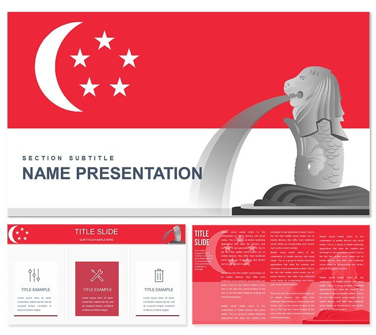 Singapore PowerPoint template