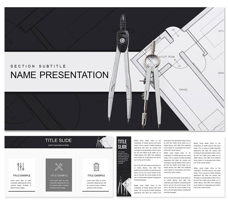 Architectural Thesis PowerPoint template