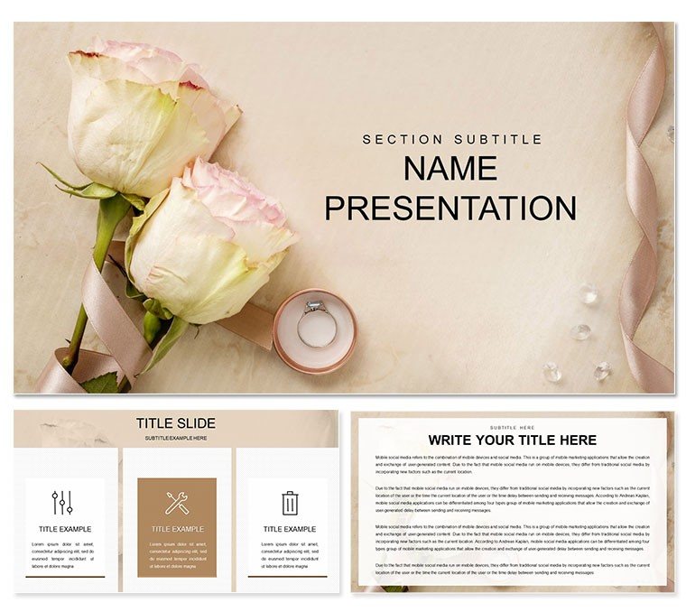 Wedding PowerPoint Templates Beautiful Marriage Presentation Slides