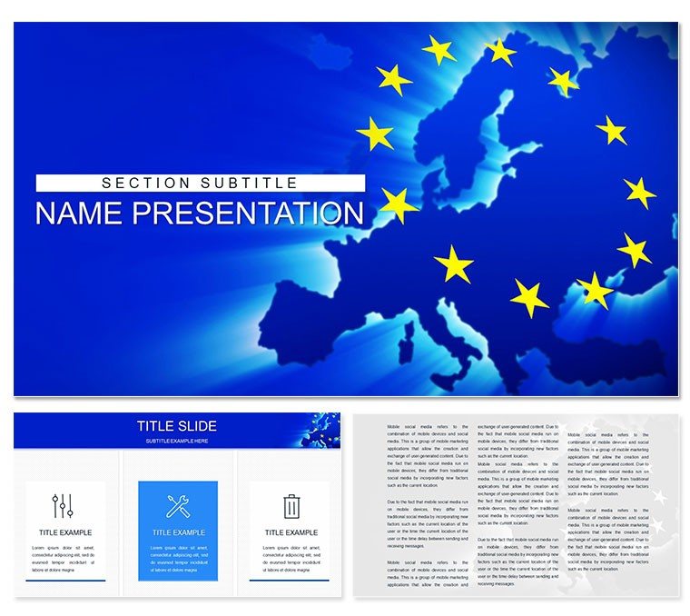 European Union Countries PowerPoint templates