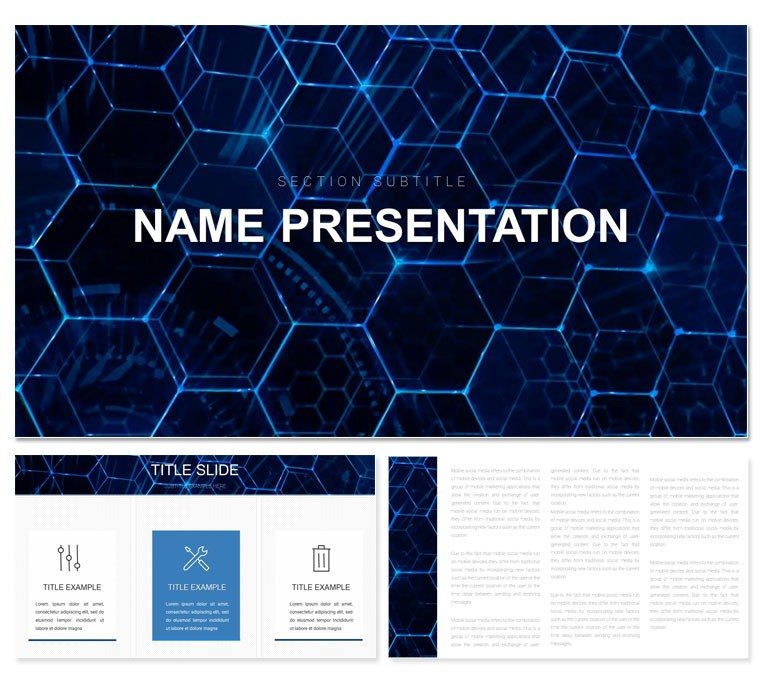 Dynamic Vibes PowerPoint Template: Energize Your Presentation with Vibrant Backgrounds