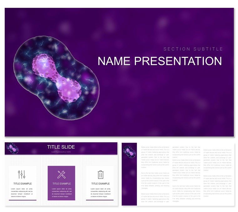 Biology Lesson PowerPoint template