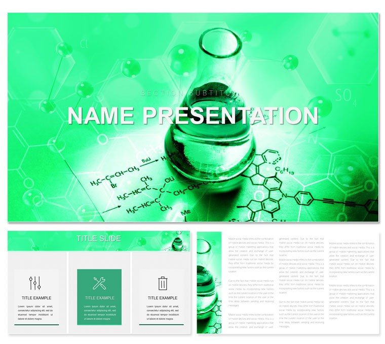Chemistry Lesson Plans PowerPoint template