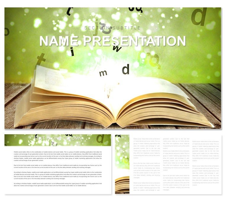 Teaching Learning Material PowerPoint template