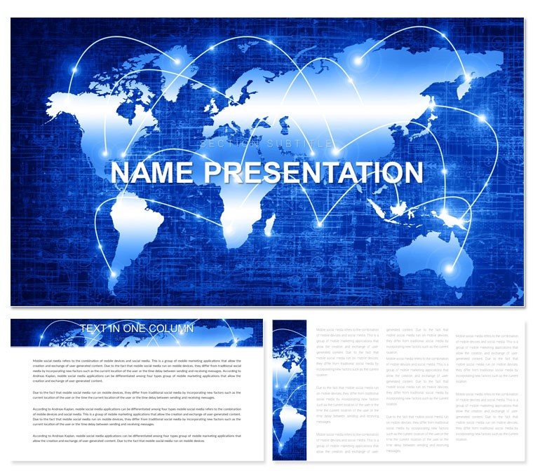 World Systems Analysis PowerPoint Presentation Template