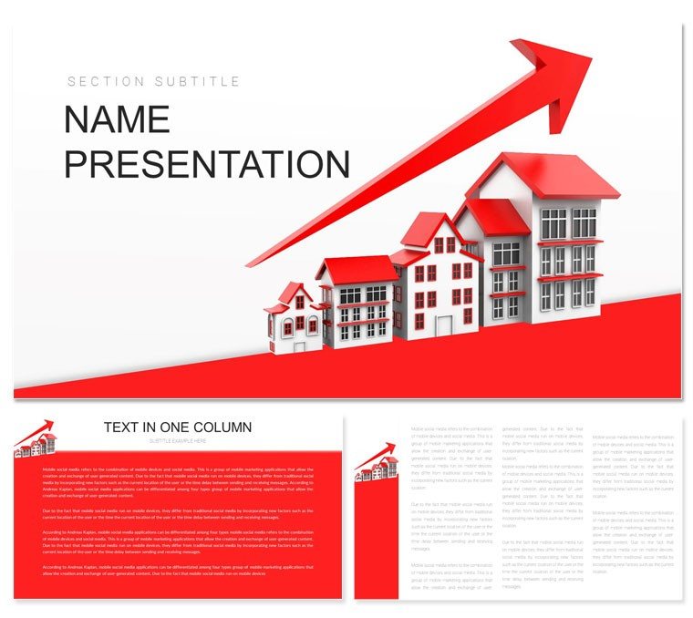 Housing Prices PowerPoint presentation template