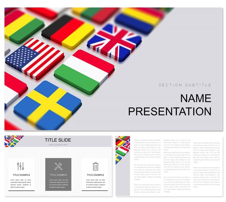 Country Flags PowerPoint template