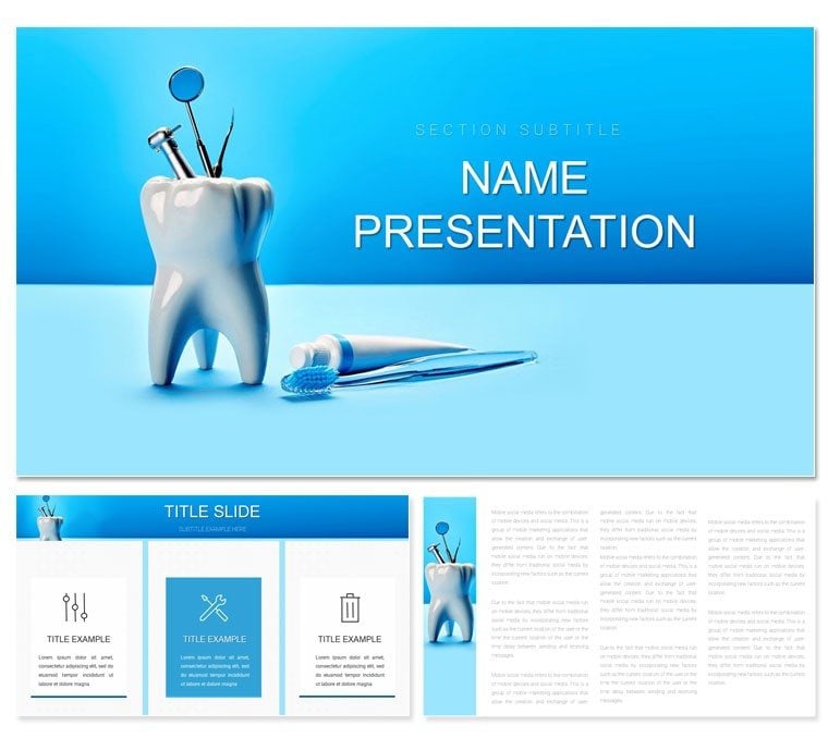 Medical Dental PowerPoint presentation template