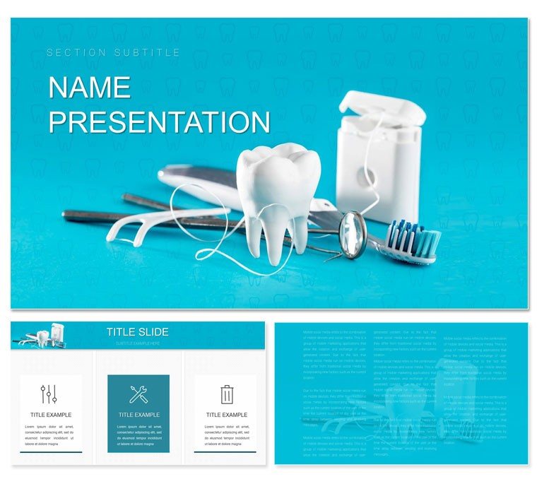 Family Health Center Dental PowerPoint presentation template