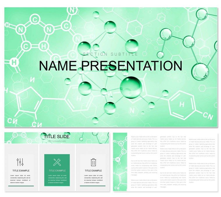 Chemistry Biology PowerPoint template