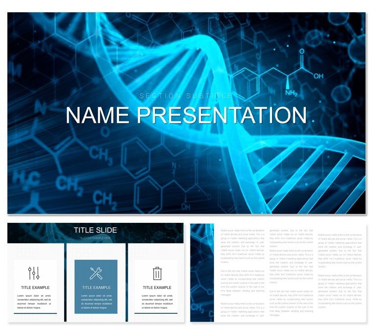 Medical Cartoon Background PowerPoint template