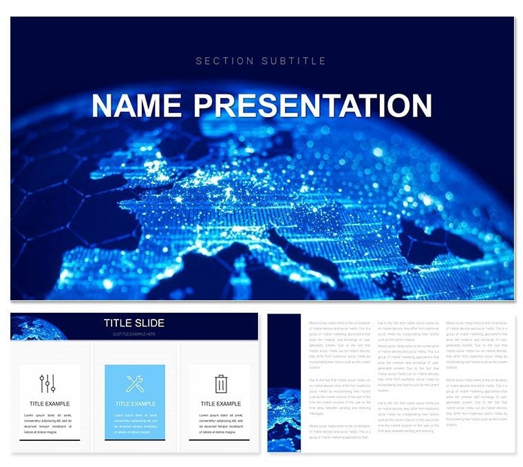 World Information PowerPoint template for presentation, PPTX
