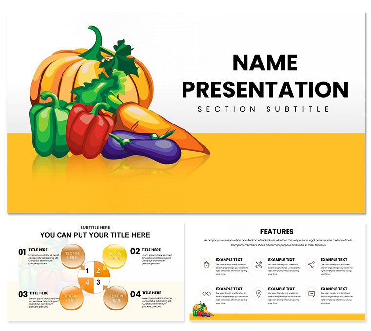 Vitamin A and Carotenoids PowerPoint template for presentation, PPTX