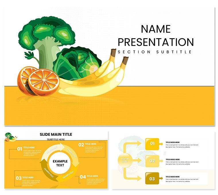Products Vitamin C Supplements PowerPoint template for presentation