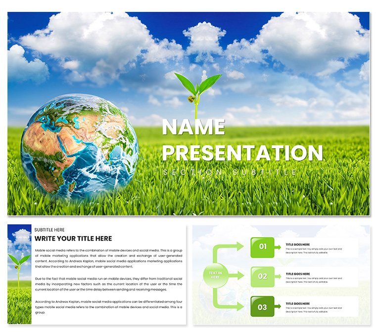 Go Green with the Eco Planet PowerPoint Template