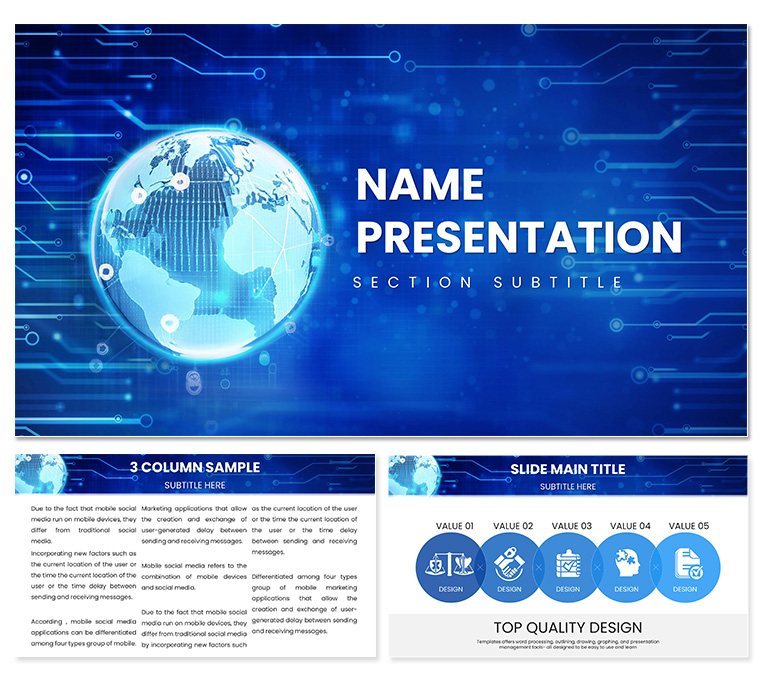 Unleashing the Power of the Worldwide Internet Network with PowerPoint Templates