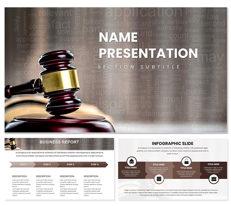 Comprehensive Legal Acts PowerPoint Template