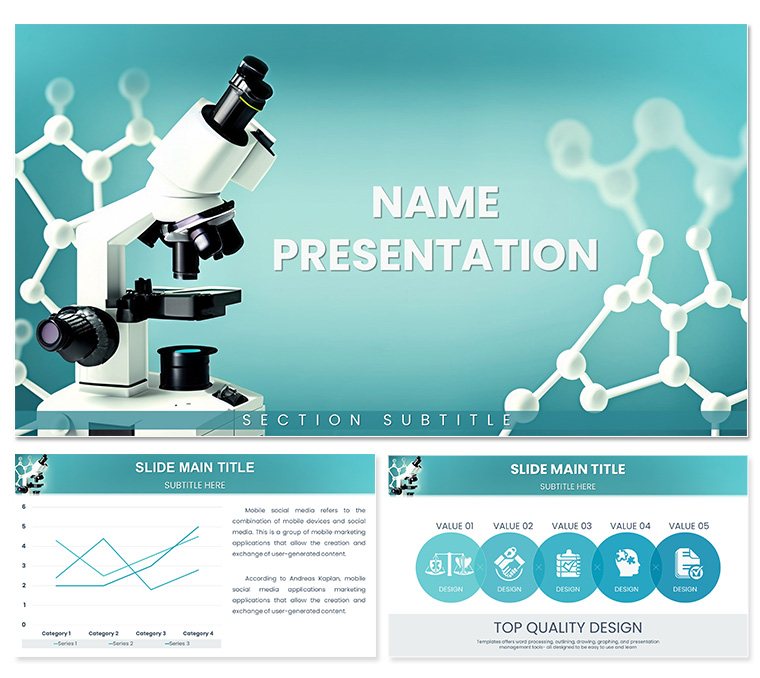 Chemical and Biochemical Engineering PowerPoint template