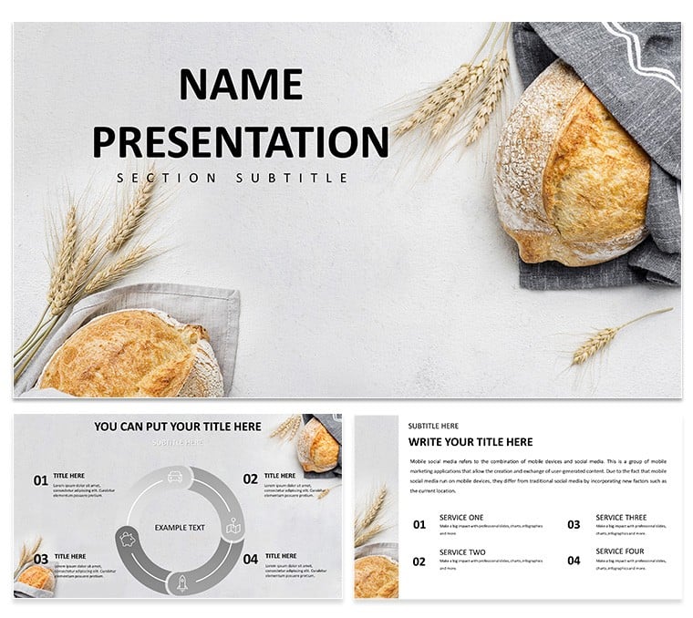 Mouthwatering Baking PowerPoint Template: Presentation