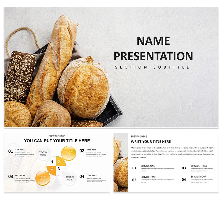 Bakery PowerPoint Template: Presentation