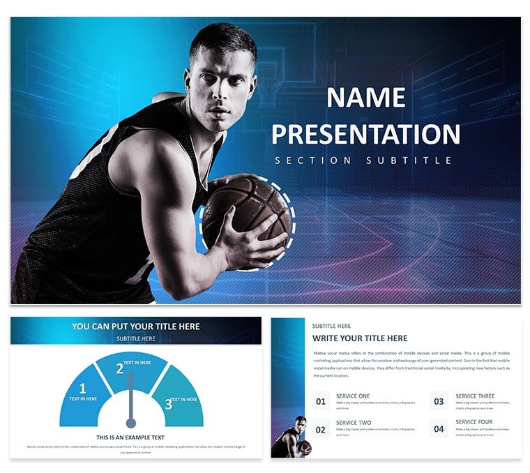 Basketball PowerPoint Template: Sport Presentation