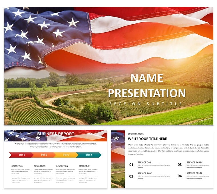 United States History PowerPoint Template: Presentation