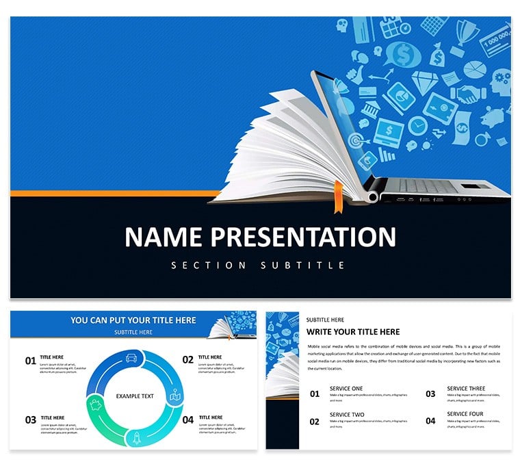 Digital Learning PowerPoint Template: Presentation