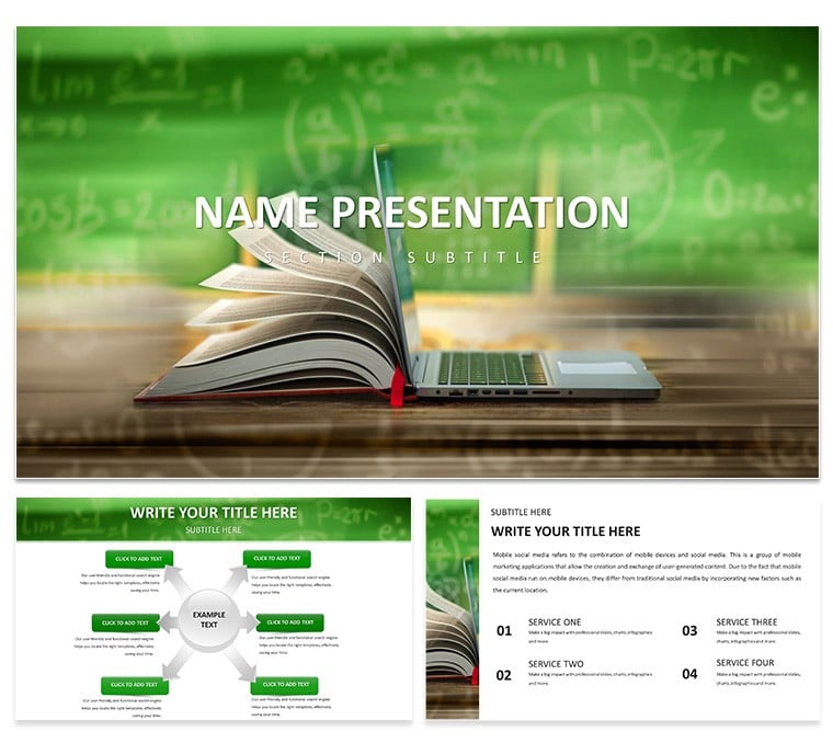 Educational Technologies PowerPoint Template: Presentation