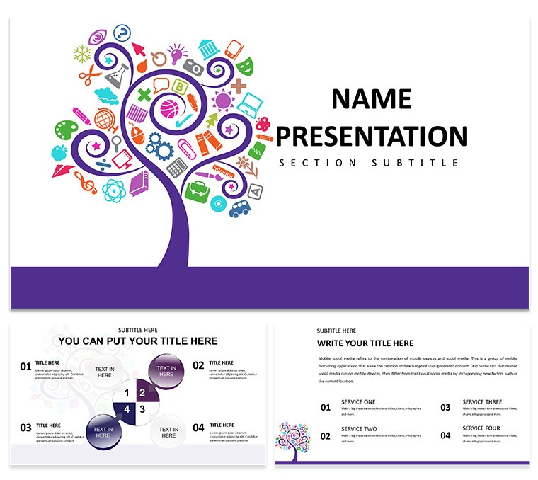 Tree of Knowledge PowerPoint Template: Presentation