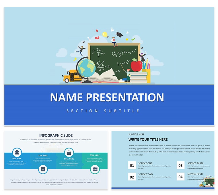 Education and Training PowerPoint Template: Presentation